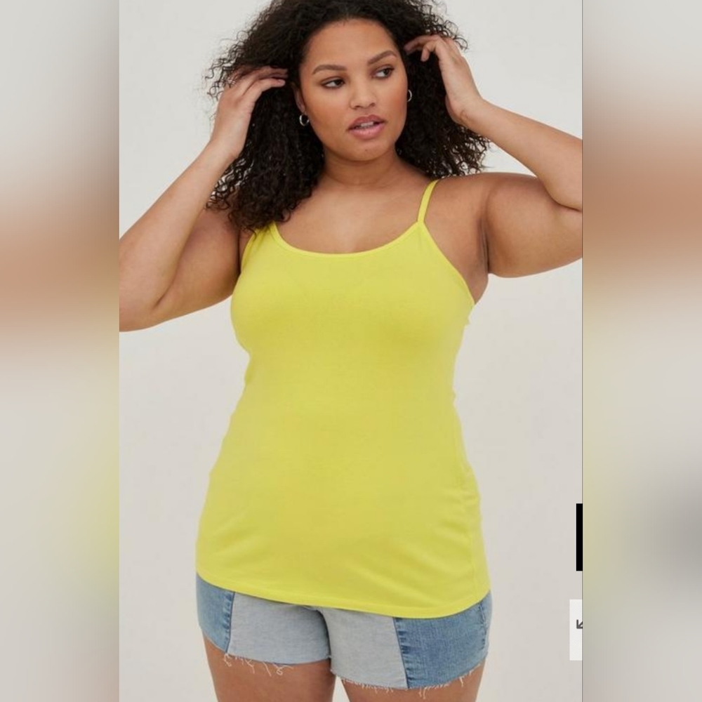 Torrid- New! Yellow cami tank top.